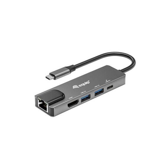 EQUIP 5 In 1 4K USB-C To HDMI/USB-A adapter