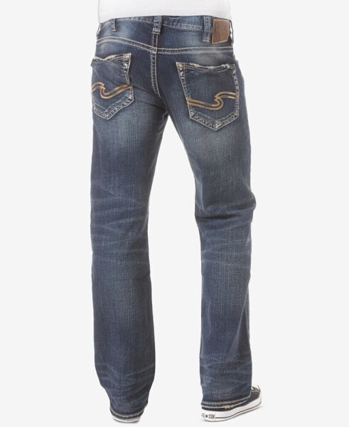 Men's Zac Relaxed Fit Straight Stretch Jeans