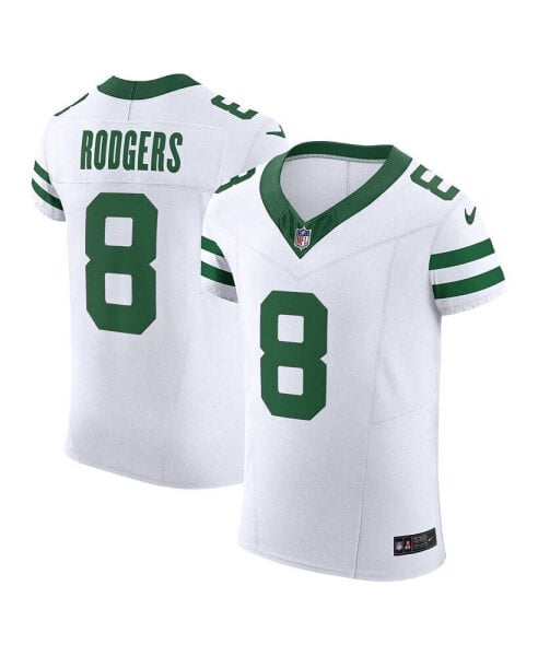 Men's Aaron Rodgers White New York Jets Alternate Vapor F.U.S.E. Elite Jersey