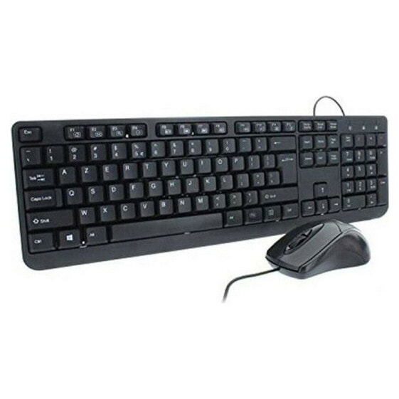 Клавиатура и мышь Mobility Lab ML309415 AZERTY Чёрный
