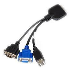 Supermicro KVM/SUVI - 0.115 m - USB - USB - VGA - Multicolour - Black - RS-232