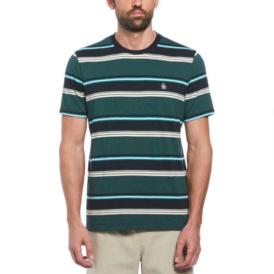 ORIGINAL PENGUIN Yarn Dye Ao Stripe short sleeve T-shirt