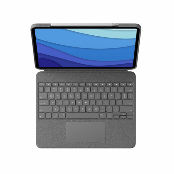 Клавиатура Logitech iPad Pro 2020 12.9 Серый Испанская Qwerty