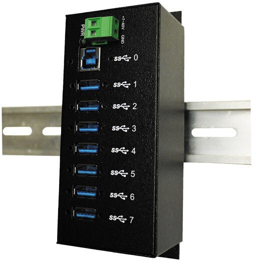 Ex hub. EXSYS USB Hub. Концентратор USB промышленный -40. USB на din рейку. 1din USB Charger.