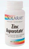 Solaray Zinc Asporotate Цинка аспартат 100 капсул
