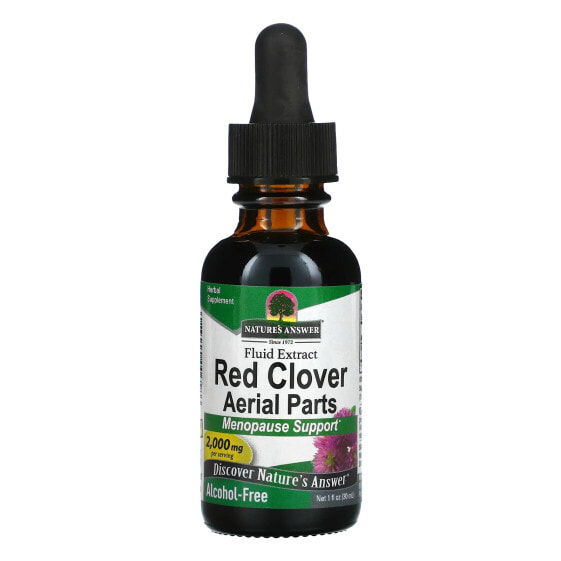 Red Clover Aerial Parts, Fluid Extract, Alcohol-Free, 2,000 mg, 1 fl oz (30 ml)