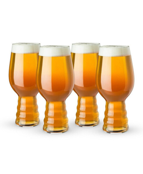 Craft Beer IPA Glass, Set of 4, 19.1 Oz