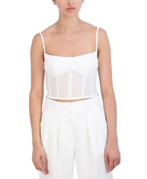 Women's Cropped Bustier Top