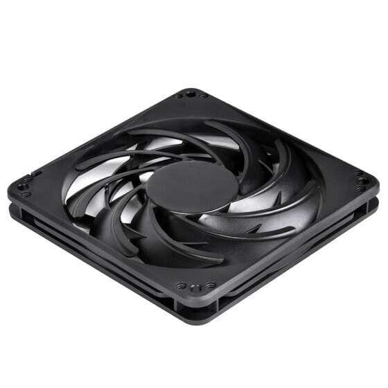 SilverStone SST-FN124B - Fan - 12 cm - 1500 RPM - 1500 RPM - 18 dB - 25.06 m³/h