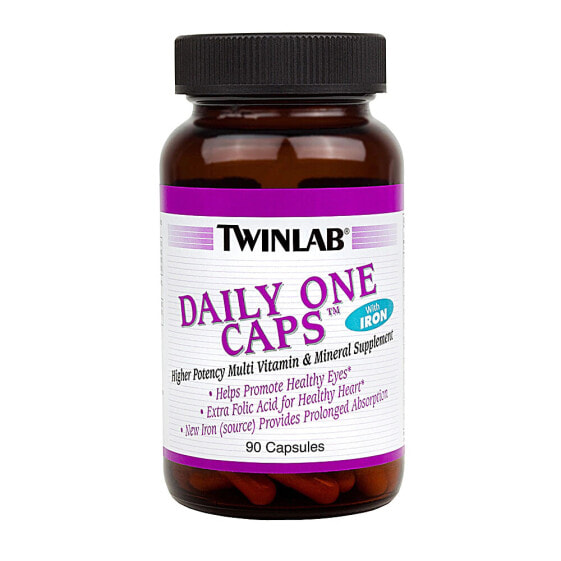 Twinlab Daily One Caps Мультивитаминная и минеральная добавка 90 капсул