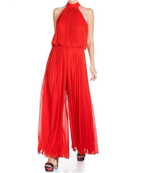 Women's Wild Orchid Pleat Jumpsuit