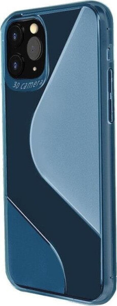 Hurtel S-Case elastyczne etui pokrowiec Huawei P Smart 2020 niebieski