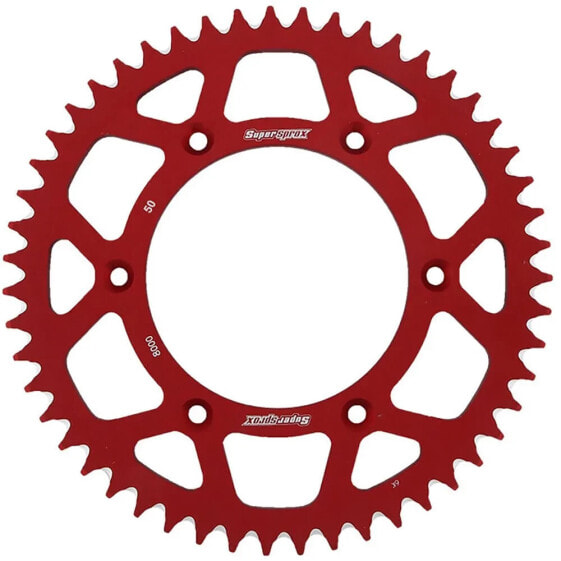 SUPERSPROX Aluminium 50D RAL8000X50RED rear sprocket