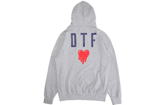 DTF Trendy Clothing Heather Grey Wall Hoodie