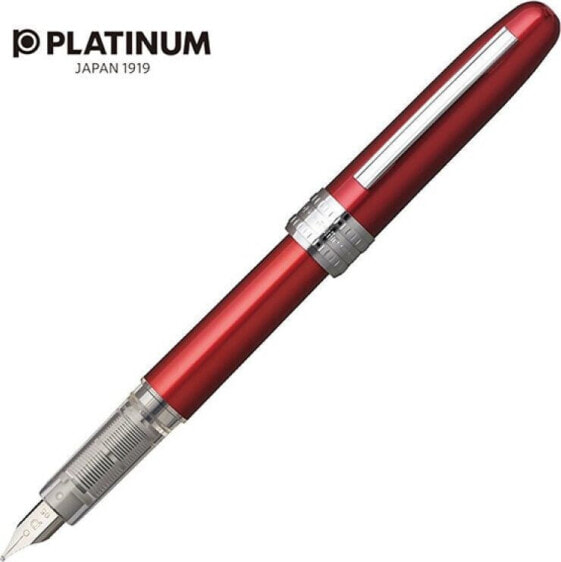 Platinum Pióro wieczne Plaisir Red, F, czerwone