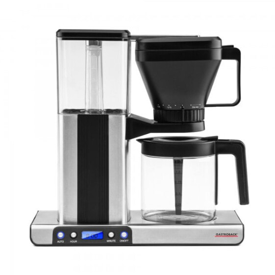 Кофеварка Gastroback Design Brew Advanced - Drip coffee maker 1.25 L Ground coffee 1550 W Black Stainless steel