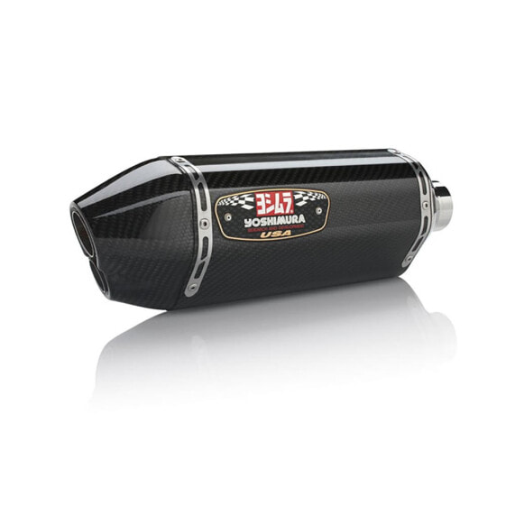 YOSHIMURA USA R77-D GSXR 1000 12-16 Not Homologated Stainless Steel&Carbon Trapezoidal Cone Muffler