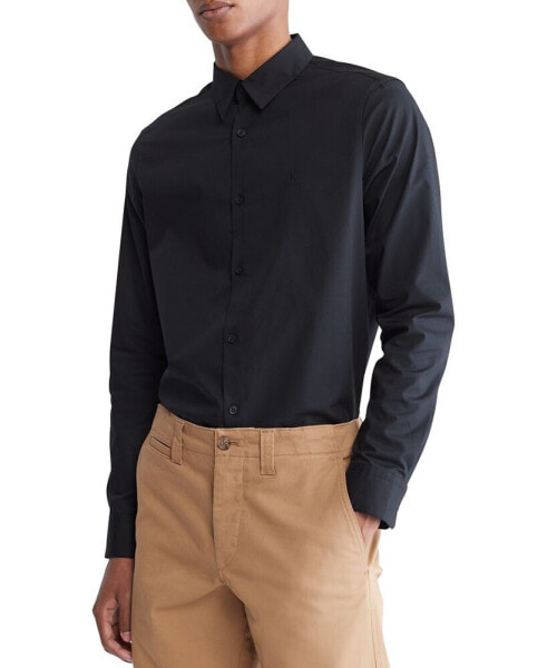 Men’s Slim-Fit Refined Button-Down Shirt