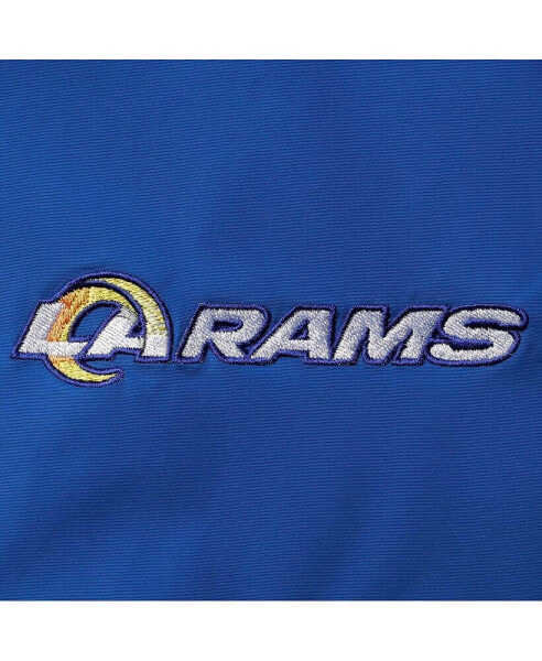 Men's Royal Los Angeles Rams Triumph Fleece Full-Zip Jacket