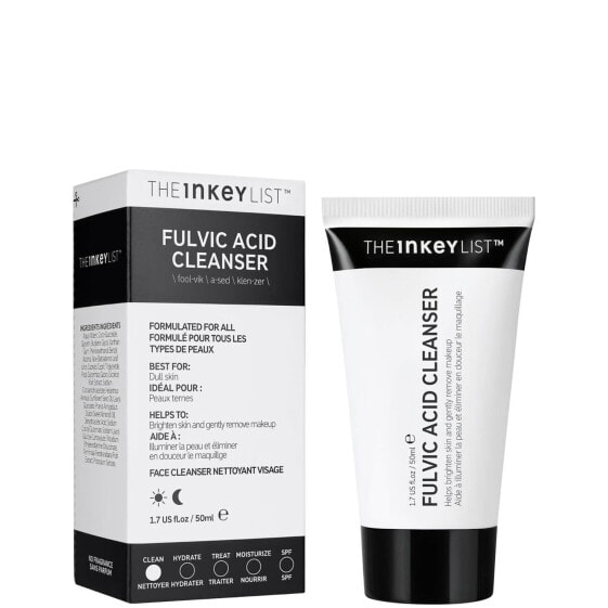 The INKEY List Fulvic Acid Cleanser Осветляющий и отшелушивающий гель для умывания