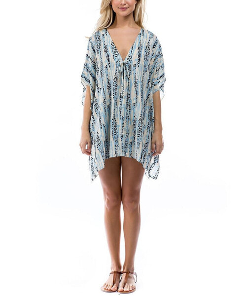 Women's Animal Print Lightweight Coverup Kimono