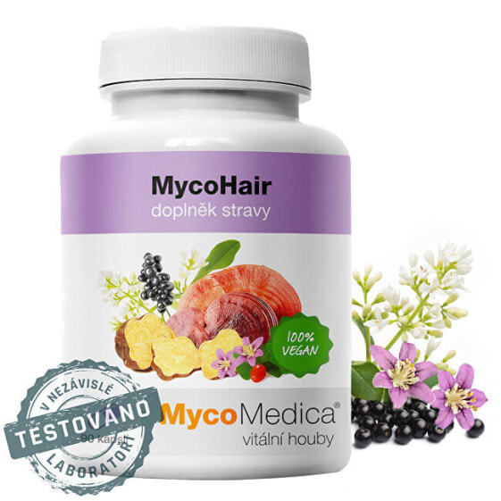 Витамины и БАДы для здоровья печени MycoMedica MycoHair 90 капсул