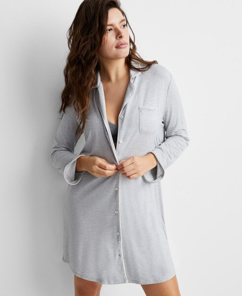 Пижама State of Day Sleepshirt Notch Collar