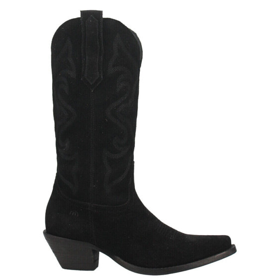 Dingo Out West Snip Toe Cowboy Womens Black Casual Boots DI920-001