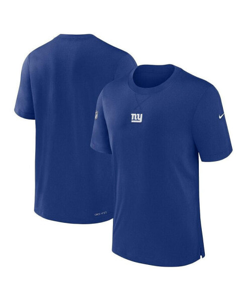 Men's Royal New York Giants 2023 Sideline Performance T-shirt