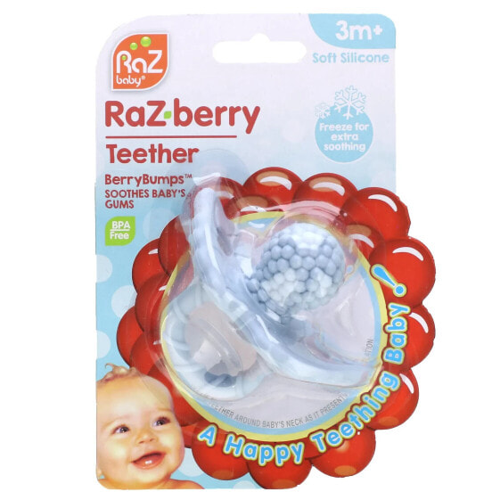 RaZbaby, Прорезыватель для зубов, 3 мес., Raz-Berry, 1