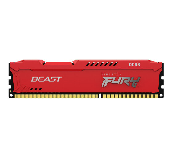 Kingston FURY Beast - 8 GB - 1 x 8 GB - DDR3 - 1866 MHz - 240-pin DIMM - Red