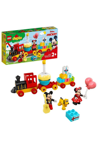 DUPLO® Disney Mickey ve Minnie Doğum Günü Treni 10941 Eğitici Yapım Seti (22 Parça)