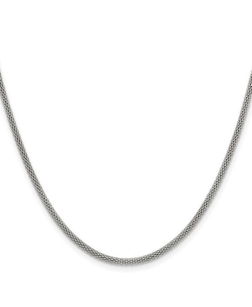 Stainless Steel Polished 2.5mm Bismarck Chain Necklace