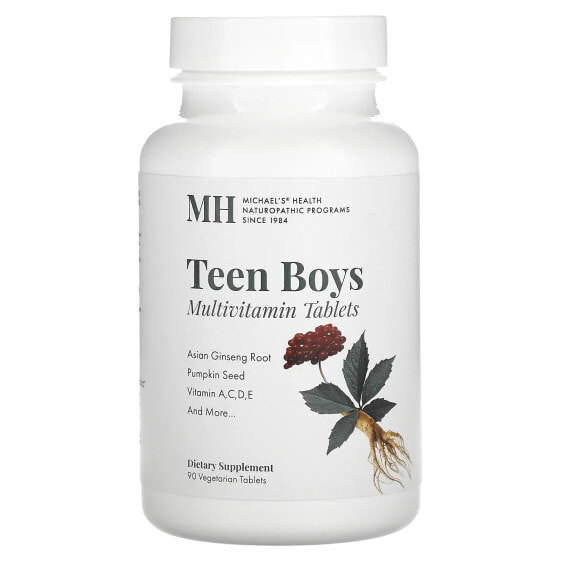 Teen Boys Multivitamin, 90 Vegetarian Tablets