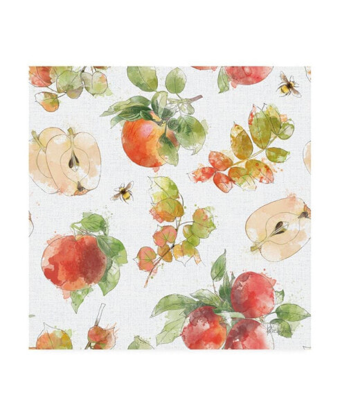 Katie Pertiet Orchard Harvest Pattern I Canvas Art - 15.5" x 21"