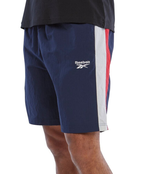 Men's Ivy League Regular-Fit Colorblocked Crinkled Shorts