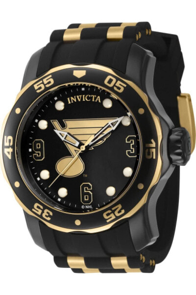 Invicta NHL St. Louis Blues Quartz Black Dial Men's Watch 42313