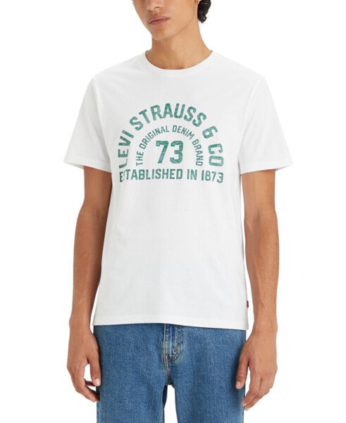 Men's Classic Standard-Fit Arch Logo Graphic T-Shirt