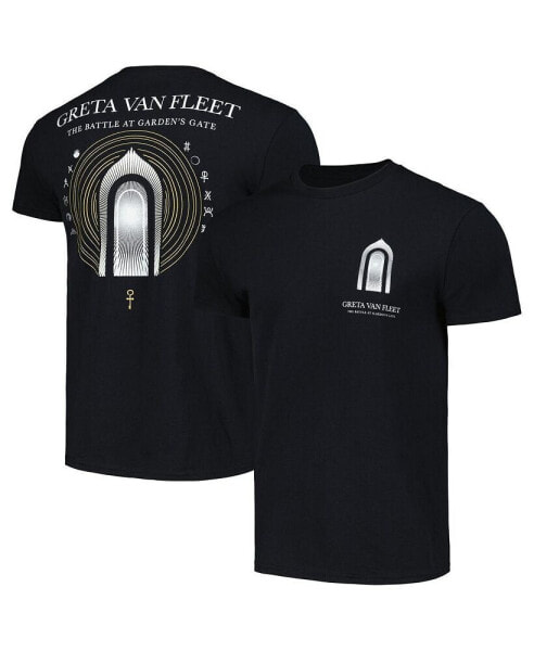 Men's and Women's Black Greta Van Fleet The Battle At Garden's Gate T-shirt