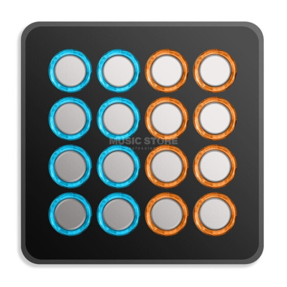 DJ TECHTOOLS Midi Fighter Spectra, Silver Limited Edition