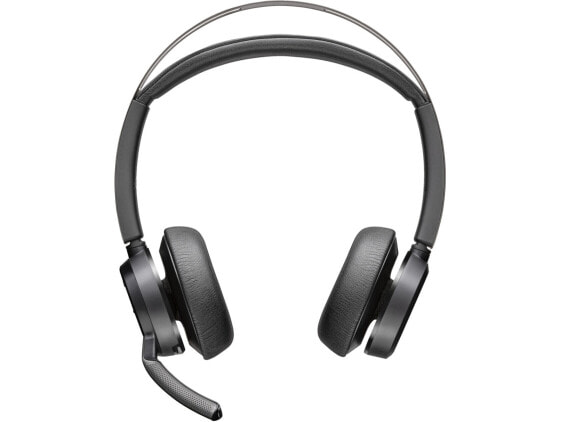 HP POLY Voyager Focus 2, für Microsoft Teams zertifiziertes USB-A Headset, Verkabelt & Kabellos, 20 - 20000 Hz, Büro/Callcenter, 175 g, Kopfhörer, Schwarz