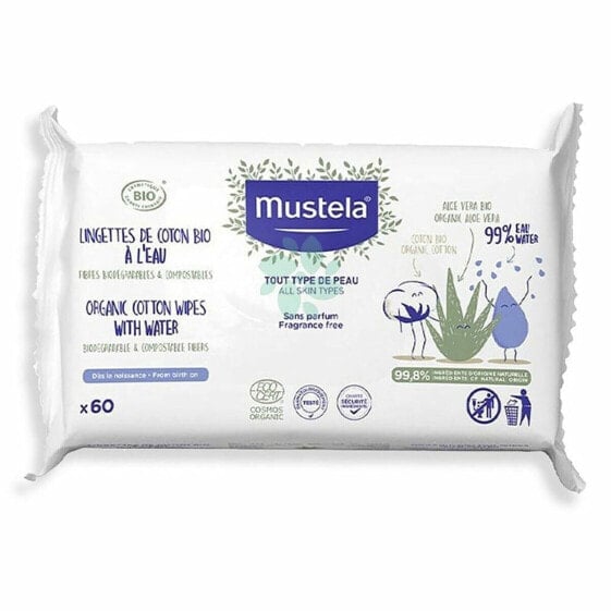 Влажные салфетки Mustela (60 штук)