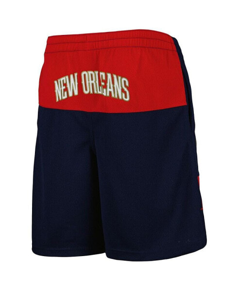 Youth Boys Zion Williamson Navy New Orleans Pelicans Pandemonium Name and Number Shorts