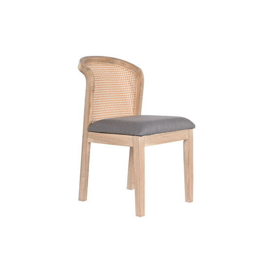 Обеденный стул DKD Home Decor Ель полиэстер Темно-серый (46 x 61 x 86 cm)