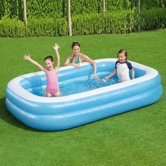 Бассейн надувной Bestway Rectangular Inflatable Pool 262X175X51 Cm