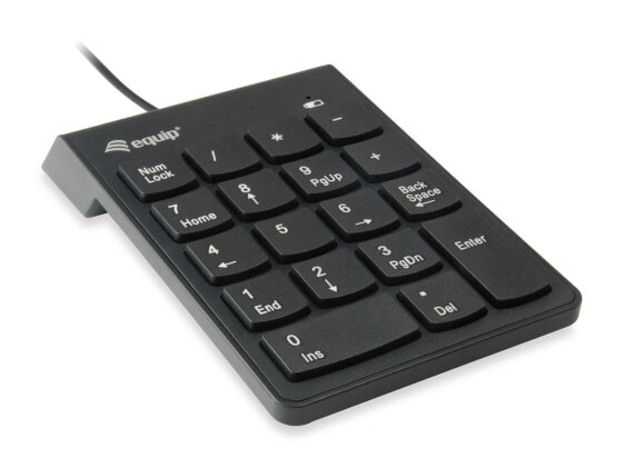 Equip USB Numeric keypad - USB - 18 - Universal - 1.35 m - Black