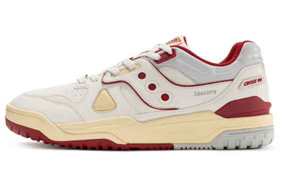 Saucony Cross 90 休闲 低帮 板鞋 男女同款 红白色 / Кроссовки Saucony Cross 90 S79035-5