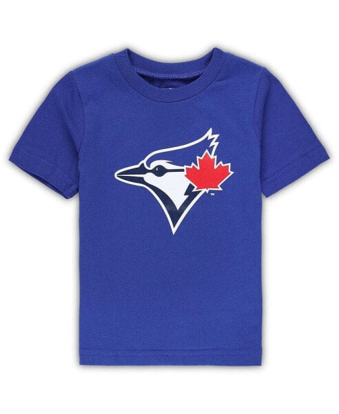 Toddler Boys and Girls Royal Toronto Blue Jays Team Crew Primary Logo T-shirt