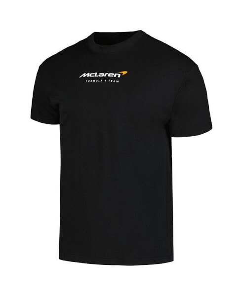 Men's Black McLaren F1 Team the Flags of F1 T-Shirt