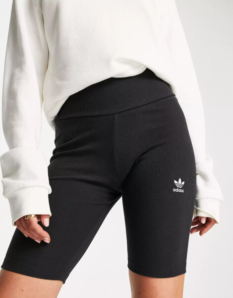 adidas Originals essential legging shorts in black